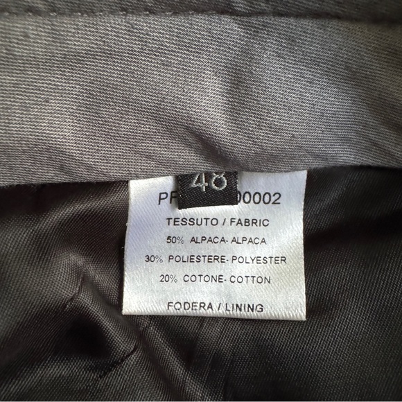 Alpaca Wool Blend Tailored Pant | 32x30 - Picture 6 of 7